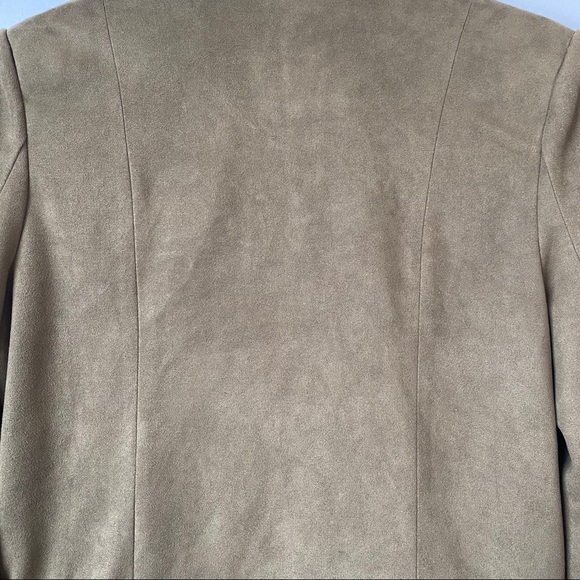 Olive Suede Jacket - Picture 9 of 11